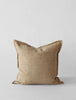 Linen cushion 50/50 mustard