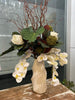 Vase 3D Geo White
