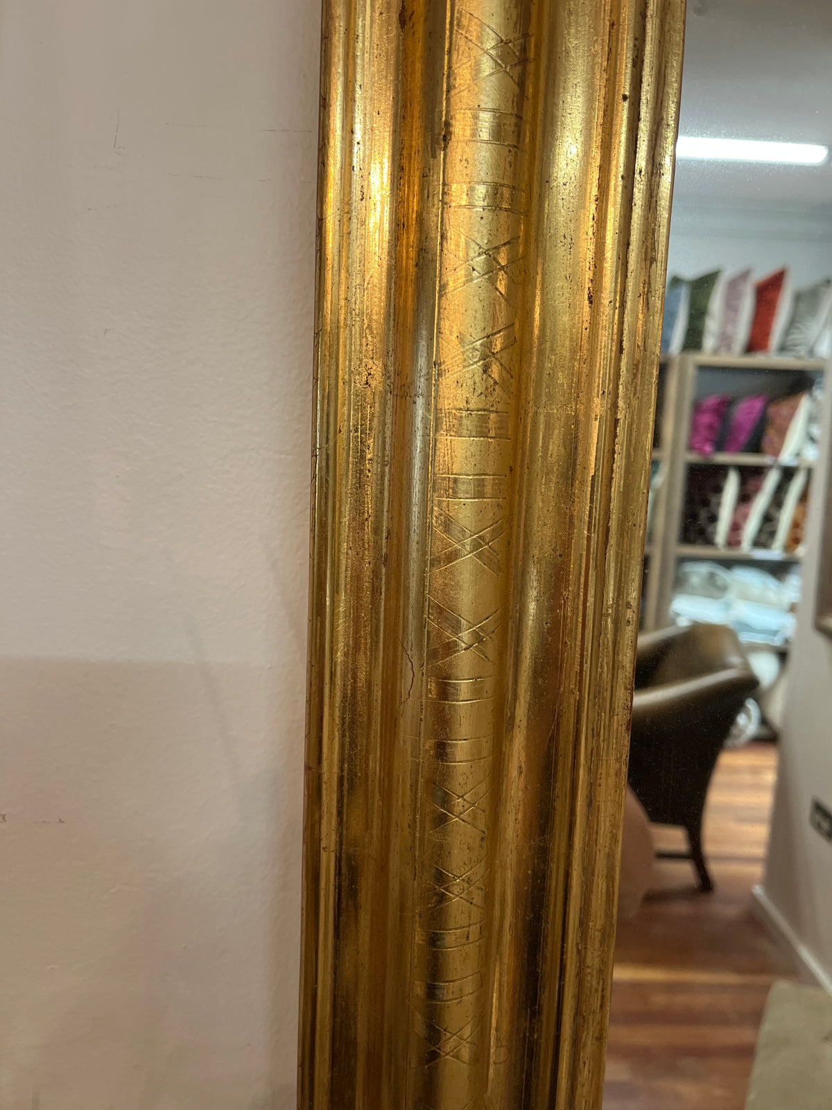 French Louis Phillipe mirror H120 W72