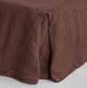 Hale Mercantile Flocca Linen Valance QUEEN