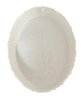 Melamine beaded oval platter L51