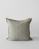Linen cushion 50/50 mustard