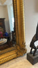 French Gilt Mirror rose crest H144 W89