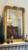 French Gilt Mirror rose crest H144 W89