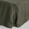 Hale Mercantile Flocca Linen Valance QUEEN