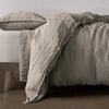 Hale Mercantile Flocca Linen Doona cover SUPER KING