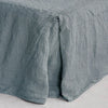 Hale Mercantile Flocca Linen Valance QUEEN