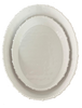 Melamine beaded oval platter 41cm