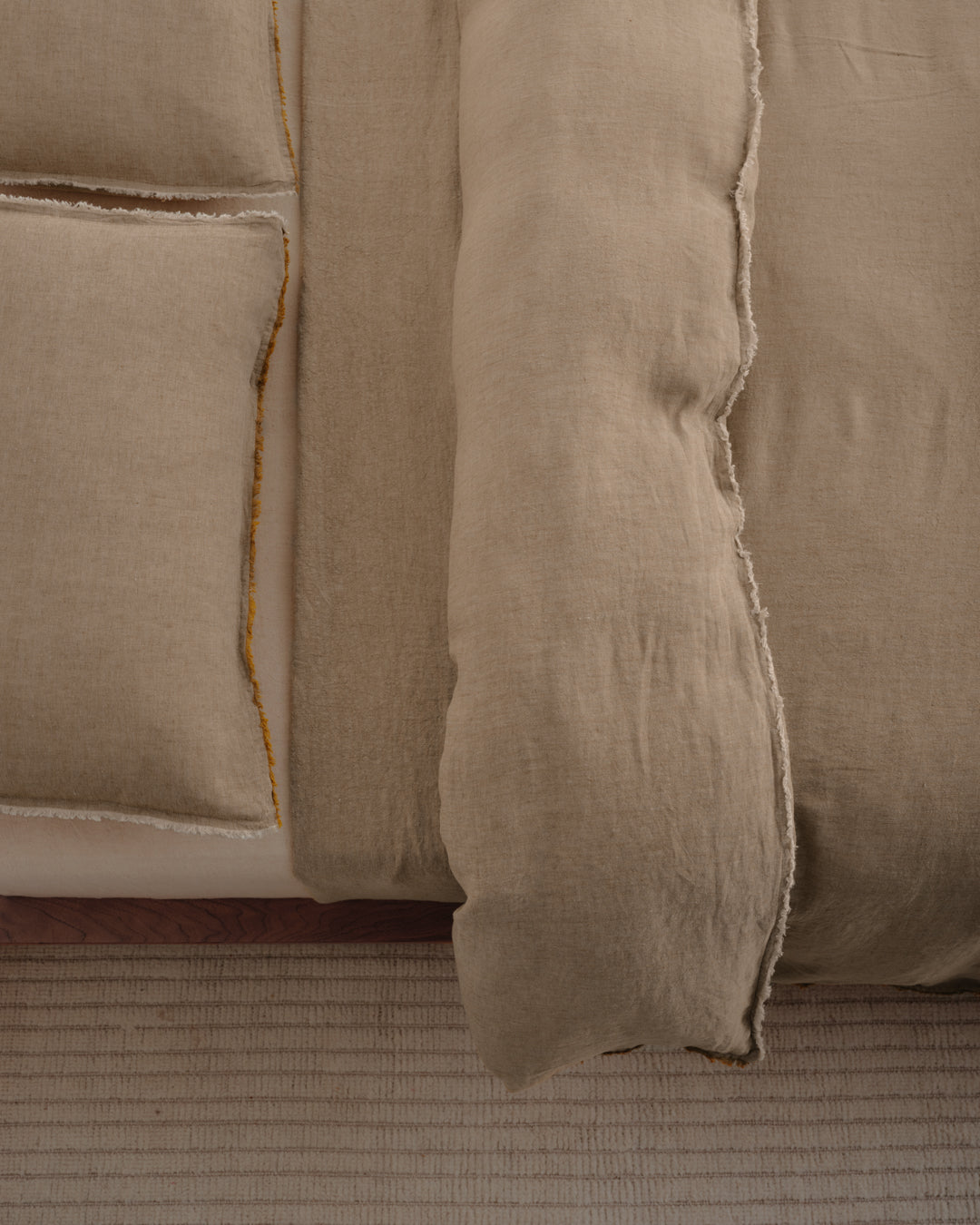 Hale Mercantile Flocca Linen Doona cover SUPER KING