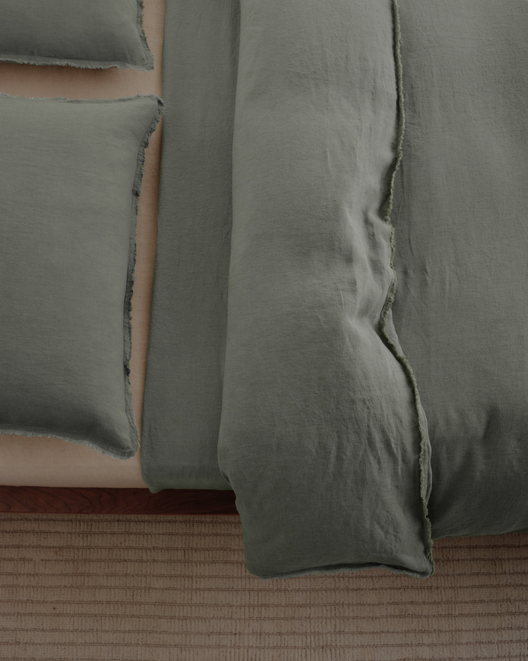 Hale Mercantile Flocca Linen Doona cover SUPER KING