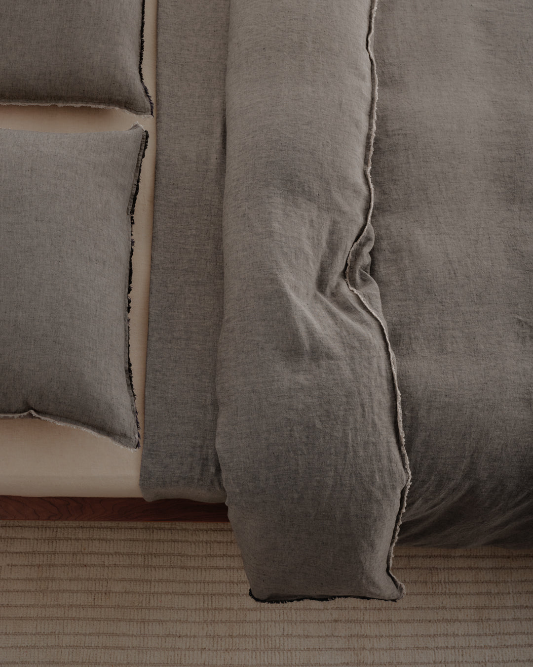 Hale Mercantile Flocca Linen Doona cover SUPER KING