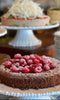 Melamine beaded cake stand