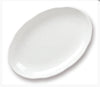 Platter White oval melamine XL 40cm