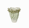 Vase ceramic daisy green Medium