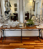Console table marble top