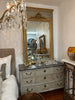 French gilt Trumeau mirror H165