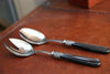 Italian Salad Servers - Charcoal Naples