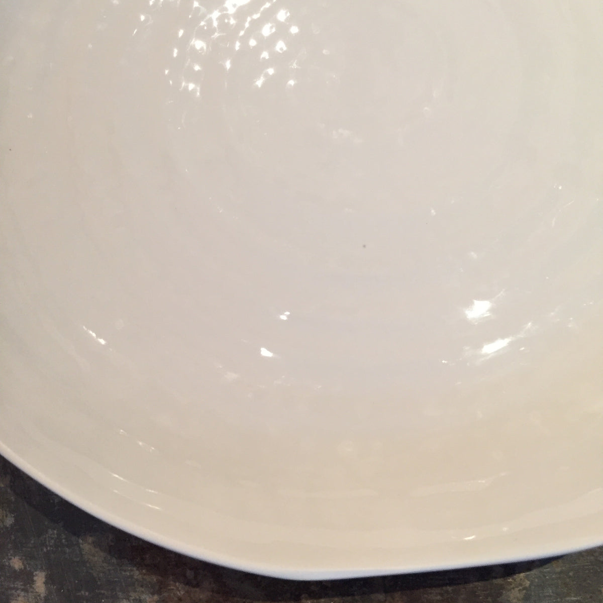 Platter White melamine L