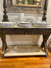 Console timber paint finish