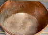 Copper cauldron pot with handle D56 XXL