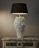 Lodge white table lamp