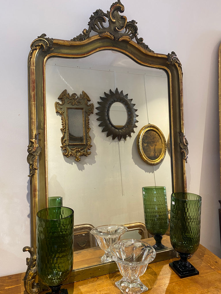 French gilt mirror H140