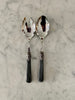 Italian Salad Servers - Charcoal Naples