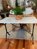 Bistro table marble top