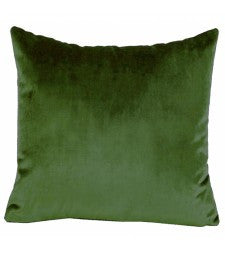 Velvet and Linen french square cushion