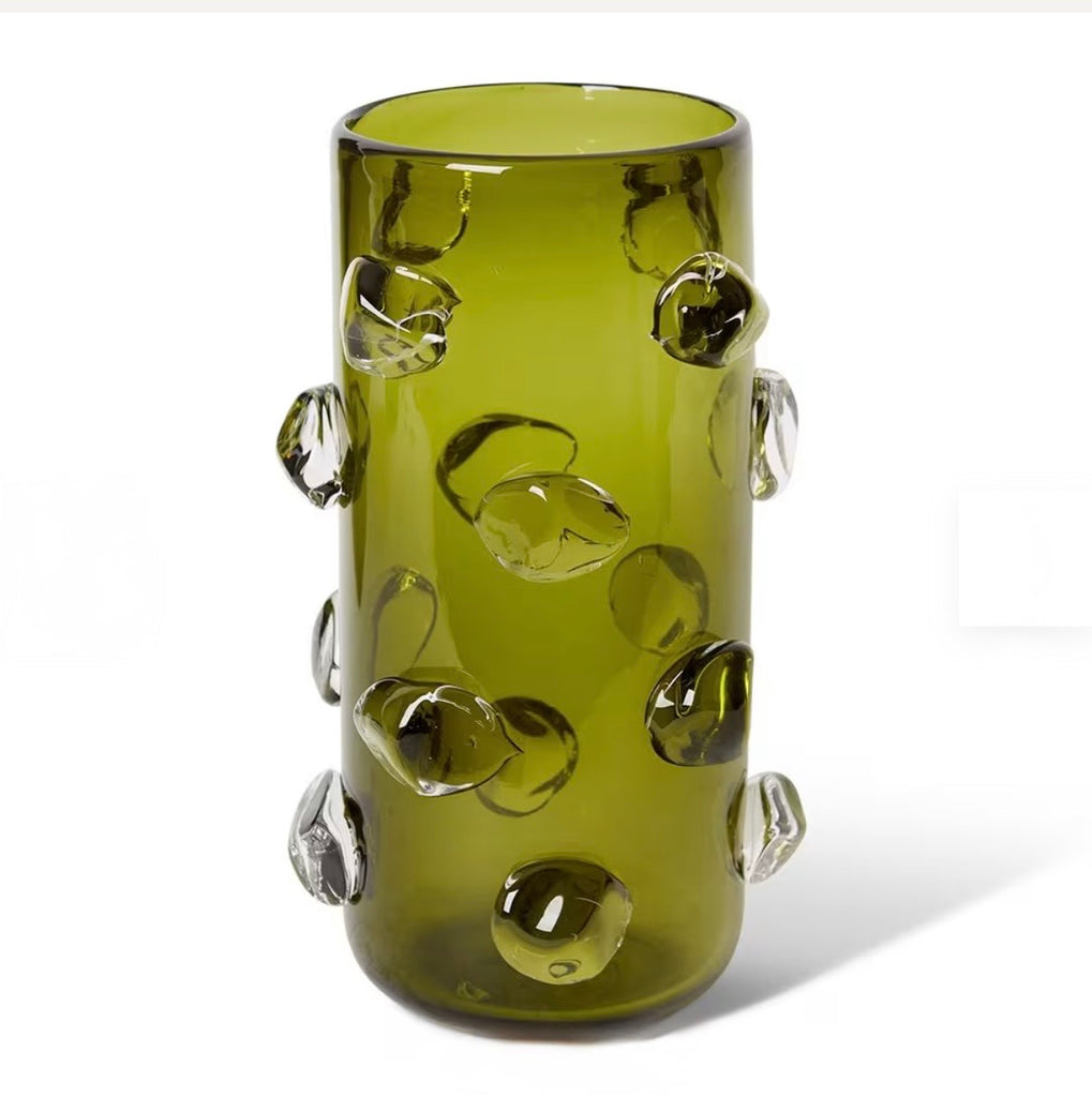Vase Bubble green Large H33