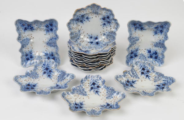 Plates set Victorian 19thC