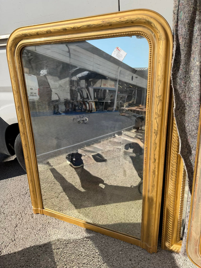 NEW SHIPMENT -Mirror gilt Louis Phillipe