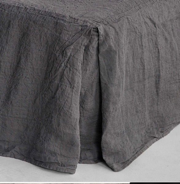 Hale Mercantile Flocca Linen Valance KING