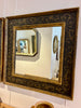 Italian hand painted mirrors pair  W89
