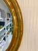 French Mirror gilt oval H61W50