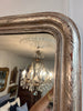 French Silver antique mirror H123 W74