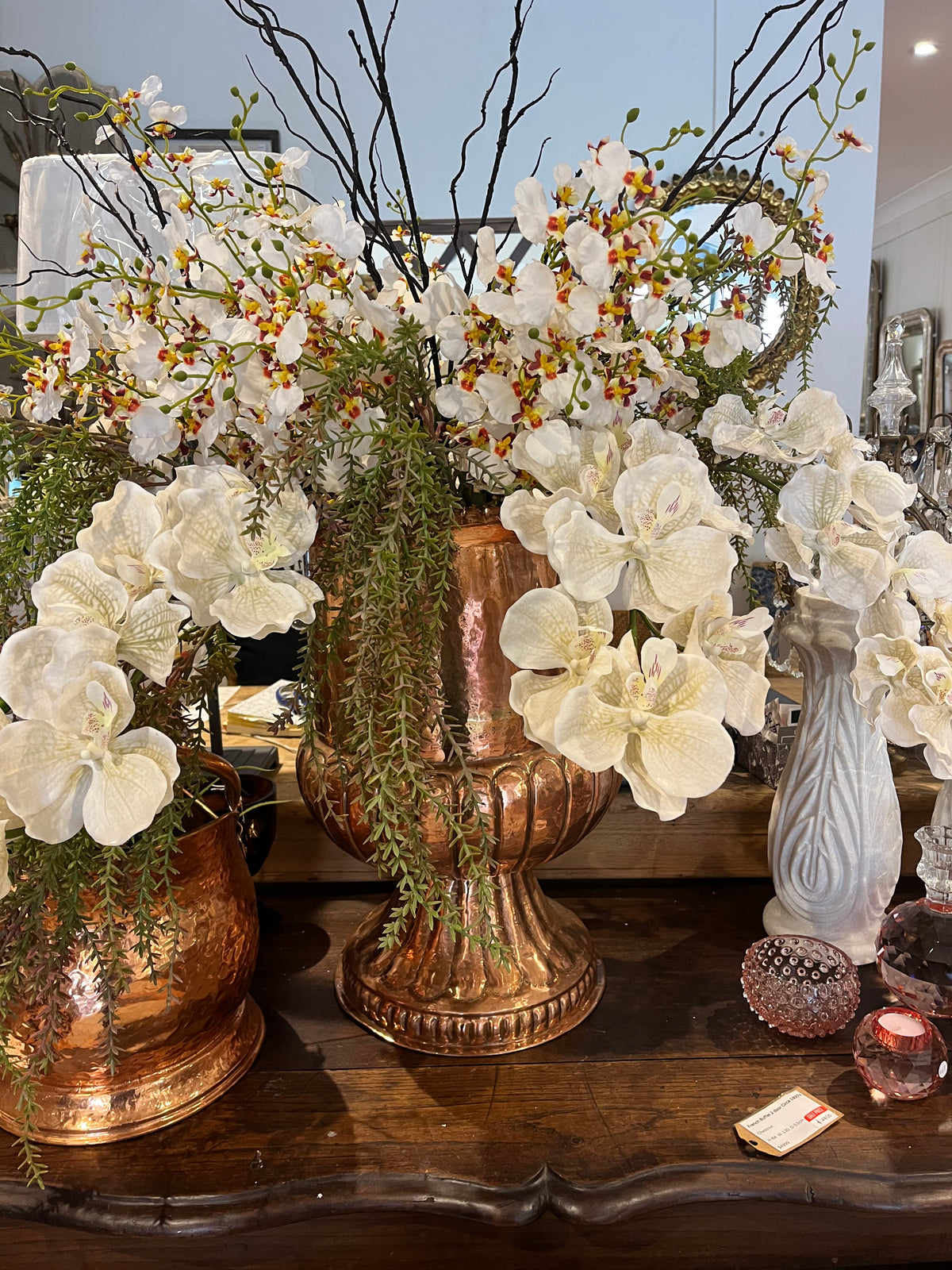 Copper French large urn