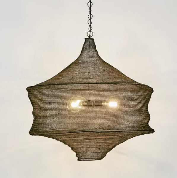 Ceiling Mesh hanging lamp black