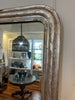 French Silver antique mirror H97 W69