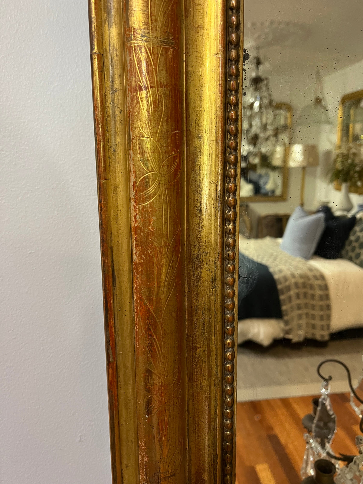 ✅French Louis Phillipe mirror H113 W80