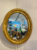 French Mirror gilt oval H61W50