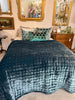 Velvet quilt peacock
