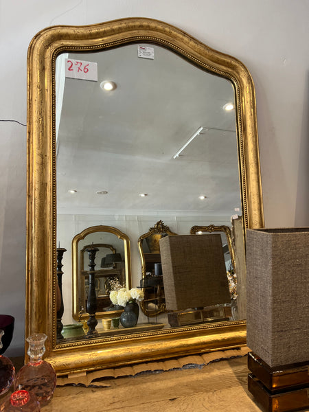 French Louis Phillipe mirror H129 W92