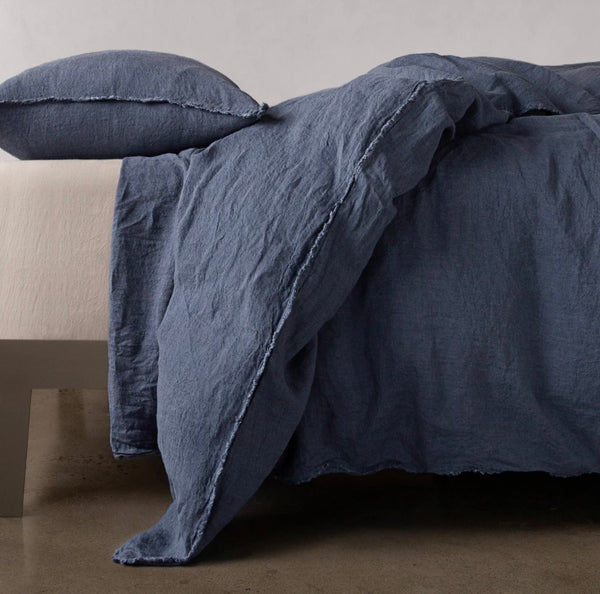 Hale Mercantile Flocca Linen Doona cover SUPER KING