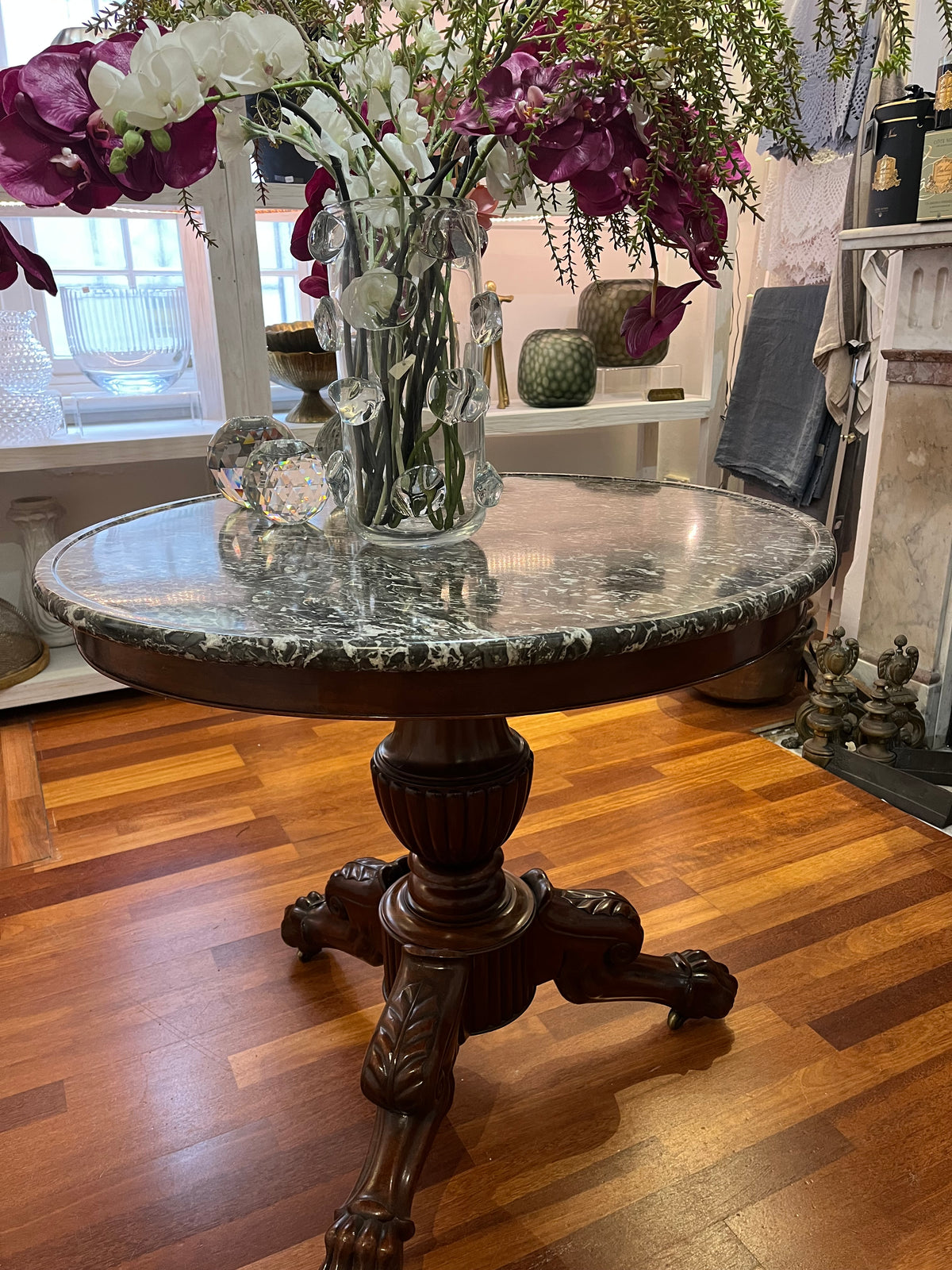 French table marble top 19th Century