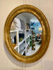 French Mirror gilt oval H61W50