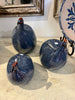 Ceramic Guinea Fowl Navy & Black