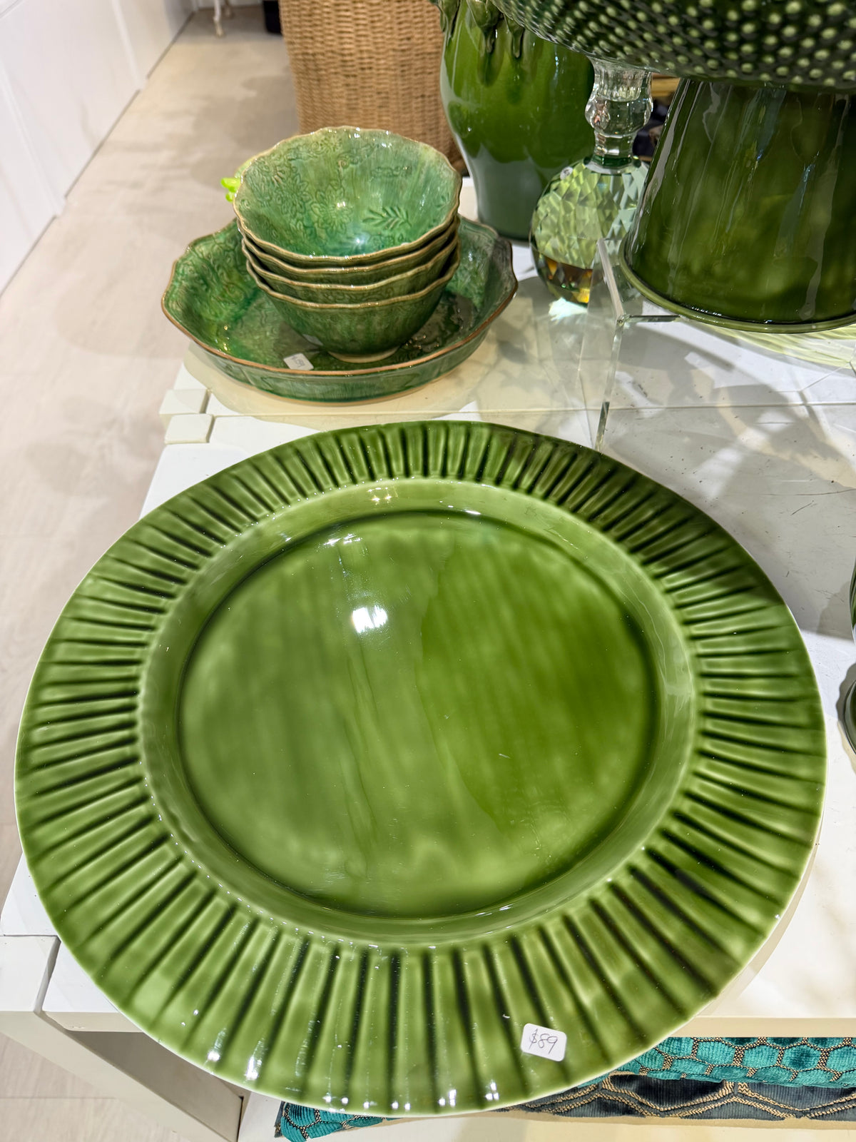 Platter green Large  D40