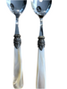 Italian Salad Servers - Ivory Naples