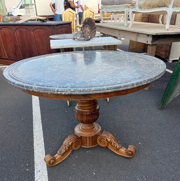 French table marble top